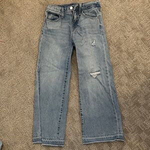 Old Navy High Rise Baggy Wide Leg Girls Size 10 Jeans
